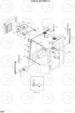 4041 CAB ELECTRIC 2 HL730TM-3(#1001-), Hyundai