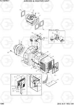 1080 AIRCON & HEATER UNIT HL730TM-7, Hyundai