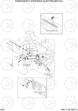 2075 EMERGENCY STEERING ELECTRIC(#0134-) HL730TM-7, Hyundai