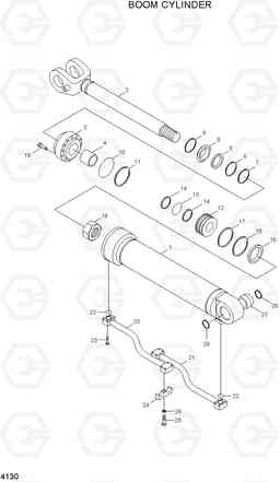 4130 BOOM CYLINDER HL730TM-7, Hyundai