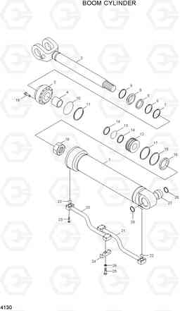 4130 BOOM CYLINDER HL730TM-7, Hyundai