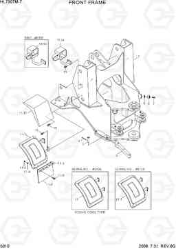 5010 FRONT FRAME HL730TM-7, Hyundai