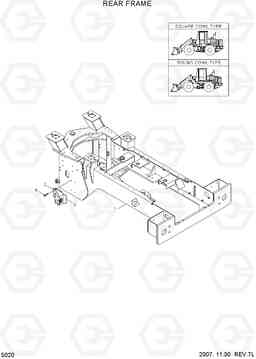 5020 REAR FRAME HL730TM-7, Hyundai