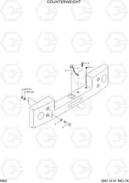 5050 COUNTERWEIGHT HL730TM-7, Hyundai