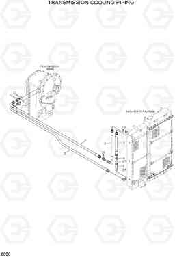 6050 TRANSMISSION COOLING PIPING HL730TM-7, Hyundai