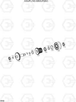 6150 COUPLING GROUP(KV, -#0134) HL730TM-7, Hyundai