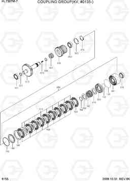 6155 COUPLING GROUP(KV, #0135-) HL730TM-7, Hyundai