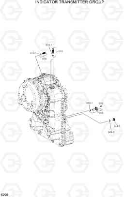 6250 INDICATOR TRANSMITTER GROUP HL730TM-7, Hyundai