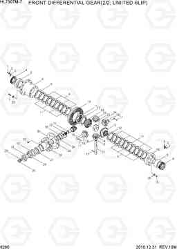 6290 FRONT DIFF GEAR(2/2, LIMITED SLIP) HL730TM-7, Hyundai