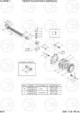 6310 FRONT PLANETARY GEAR(2/2) HL730TM-7, Hyundai