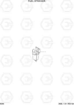 9200 FUEL STRAINER HL730TM-7, Hyundai