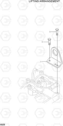 9320 LIFTING ARRANGEMENT HL730TM-7, Hyundai