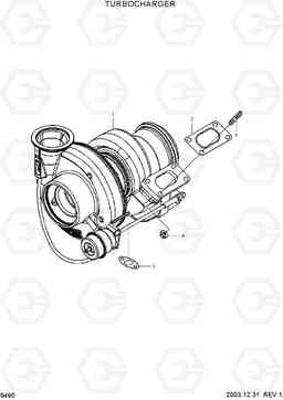 9490 TURBOCHARGER HL730TM-7, Hyundai