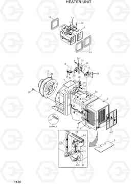 1120 HEATER UNIT HL730TM-7A, Hyundai