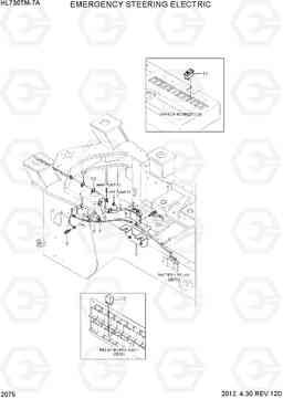 2075 EMERGENCY STEERING ELECTRIC HL730TM-7A, Hyundai