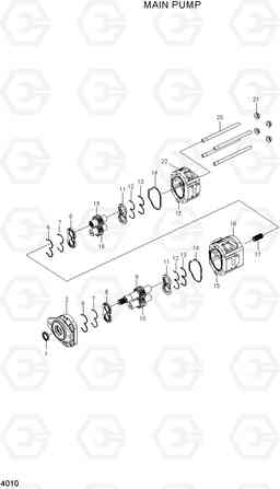 4010 MAIN PUMP HL730TM-7A, Hyundai