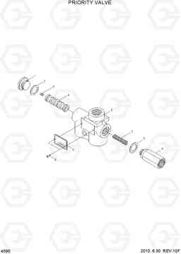 4090 PRIORITY VALVE(-#0075) HL730TM-7A, Hyundai