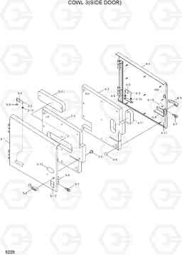 5220 COWL 3(SIDE DOOR) HL730TM-7A, Hyundai