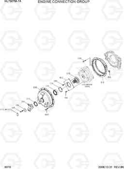 6070 ENGINE CONNECTION GROUP HL730TM-7A, Hyundai