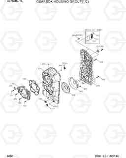 6090 GEARBOX HOUSING GROUP(1/2) HL730TM-7A, Hyundai