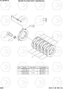 6350 REAR PLANETARY GEAR(2/2) HL730TM-7A, Hyundai