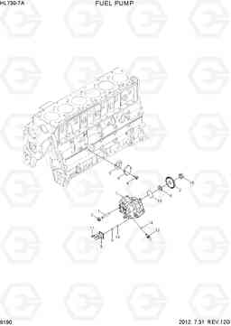 9190 FUEL PUMP HL730TM-7A, Hyundai