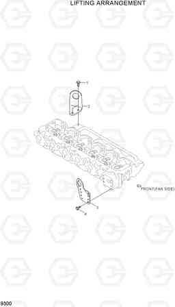 9300 LIFTING ARRANGEMENT HL730TM-7A, Hyundai