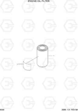 9330 ENGINE OIL FILTER HL730TM-7A, Hyundai