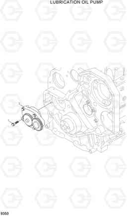 9350 LUBERICATION OIL PUMP HL730TM-7A, Hyundai