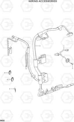 9600 WIRING ACCESSORIES HL730TM-7A, Hyundai