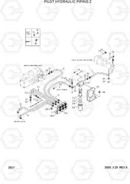 2021 PILOT HYDRAULIC PIPING 2 HL740-3(-#0847), Hyundai