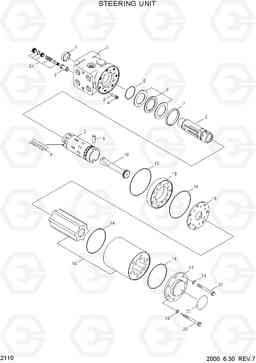 2110 STEERING UNIT HL740-3(-#0847), Hyundai