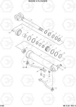 2190 BOOM CYLINDER HL740-3(-#0847), Hyundai