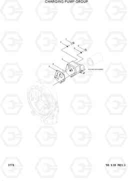 3176 CHARGING PUMP GROUP HL740-3(-#0847), Hyundai