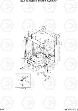 4034 CAB ELECTRIC 2(ROPS CANOPY) HL740-3(-#0847), Hyundai