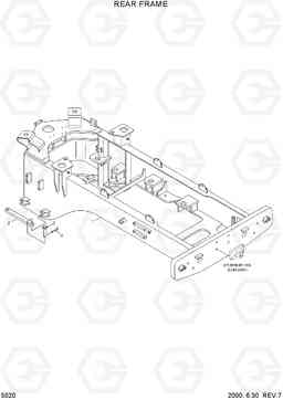 5020 REAR FRAME HL740-3(-#0847), Hyundai