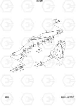 6020 BOOM HL740-3(-#0847), Hyundai