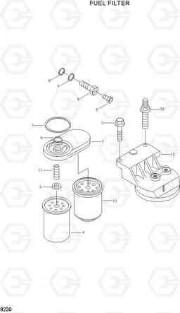 8230 FUEL FILTER HL740-3(-#0847), Hyundai