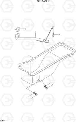 8380 OIL PAN 1 HL740-3(-#0847), Hyundai