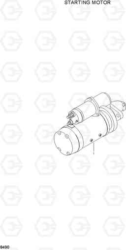 8490 STARTING MOTOR HL740-3(-#0847), Hyundai