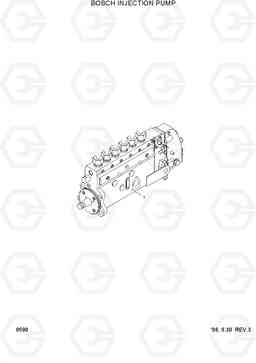 8590 BOSCH INJECTION PUMP HL740-3(-#0847), Hyundai