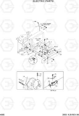 4060 ELECTRIC PARTS HL740-3(#0848-), Hyundai