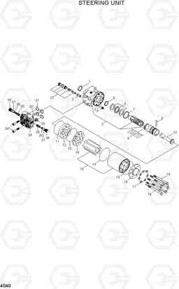 4040 STEERING UNIT HL740-7, Hyundai