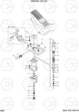 4080 BRAKE VALVE HL740-7, Hyundai