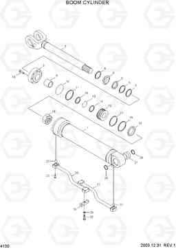 4130 BOOM CYLINDER HL740-7, Hyundai