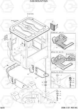 5070 CAB MOUNTING HL740-7, Hyundai