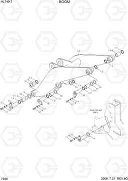 7020 BOOM HL740-7, Hyundai