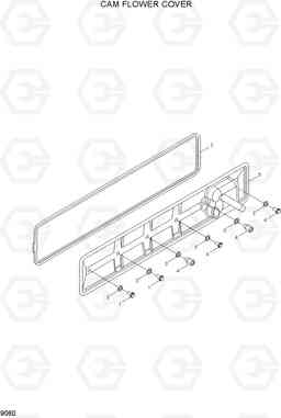 9060 CAM FOLLOWER COVER HL740-7, Hyundai