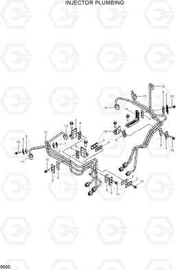 9500 INJECTOR PLUMBING HL740-7, Hyundai