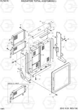 1041 RADIATOR TOTAL ASSY(#0392-) HL740-7A, Hyundai